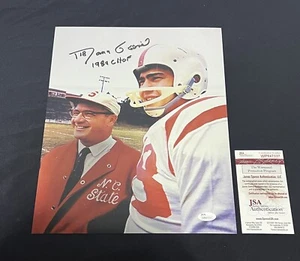 Roman Gabriel Signed 11x14 Photo NC State Wolfpack JSA w/ 89 CHOF Inscription - Picture 1 of 3