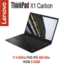ThinkPad X1 Carbon i7 4.9GHz FHD IPS 400 Nits 16GB 512GB 2Y Premier+ADP Warranty
