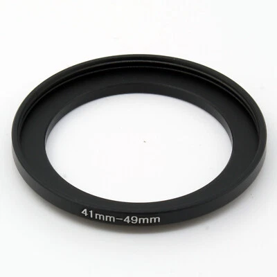 41-49 Step Up Filter Ring 41mm x0.75 Male to 49mm x0.75 Female Lens adapter - Image 1 of 2