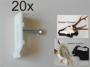 20 piezas cornamenta de plástico ciervo corno cornamenta pinzas accesorios - Imagen 1 de 5