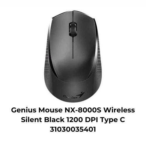 Genius Mouse NX-8000S Wireless Silent Black 1200 DPI Type C 31030035401 - Image 1 of 1