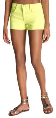 Pantalones Cortos Joe’s Jeans Sunny Amarillo Brillante/Verde Talla 25 Foto 1 de 2