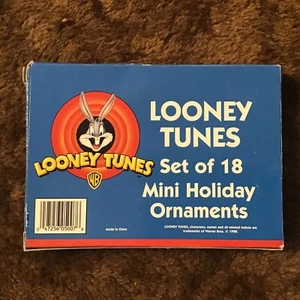 Looney Tunes Mini Holiday Christmas Ornaments Set 1998 (New) - Picture 1 of 7