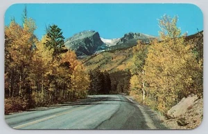 Mt. Hallett from Bear Lake Autumn Rock Mountain National Park 1964 CO Postcard - Picture 1 of 2
