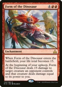 MTG FORM OF THE DINOSAUR EXC - FORMA DEL DINOSAURO - RIX - MAGIC - Picture 1 of 1