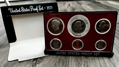1979 S US Mint Annual 6 Coin PROOF Set | Original Government Packaging - Image 1 of 4