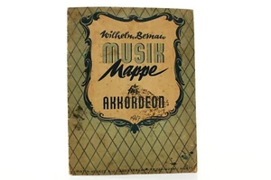 Wilhelm Bernau carpeta de música para acordeón 1947 - Imagen 1 de 2