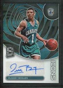 2022-23 MUGGSY BOGUES 60/99 AUTO PANINI SPECTRA ICONS AUTOGRAPHS - Picture 1 of 2