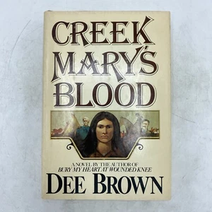 Creek Mary's Blood by Dee Brown 1980 • First Edition (HC/DJ) • Holt Rinehart - Picture 1 of 12