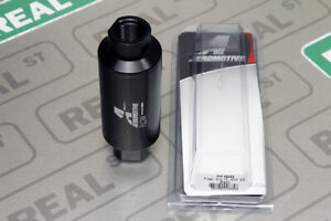 Aeromotive In-Line Fuel Filter -10 AN ORB 40 Micron Stainless Black 2" OD 12330