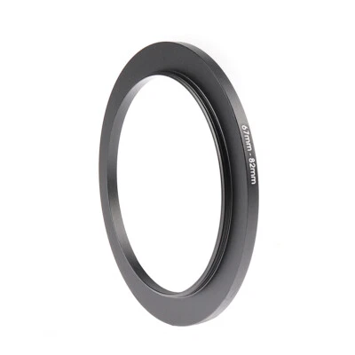 Black 67mm to 82mm 67mm-82mm Step Up Filter Ring Adapter - Image 1 of 4