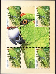 2009 Australia Parrot Special Mini Sheet Mint Never Hinged, Clean & Fresh - Bild 1 von 1