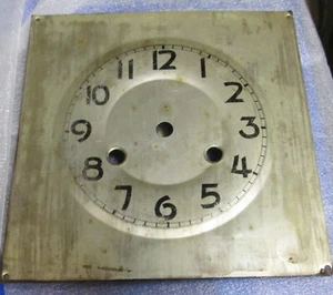 PLACA ESFERA METAL 6 7/8" CUADRADA 4 3/4" ESFERA Relojero Piezas - Imagen 1 de 2