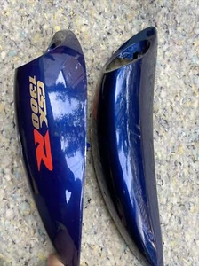 *USED* Left And Right TAIL FAIRING COVER blue 47111-15H 08-20 SUZUKI HAYABUSA - Picture 1 of 8