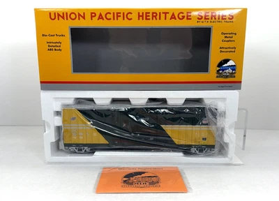 MTH Premier 20-2769A UP Heritage Chicago Northwestern 50’ High Cube Boxcar O New - Image 1 of 4