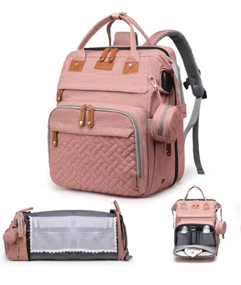 Baby Diaper Bag Backpack with Changing Station - Image 1 of 4