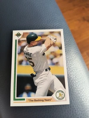 MARK MCGWIRE 1991 UPPER DECK THE BASHING YEARS #656 FREE SHIPPING - Image 1 of 2