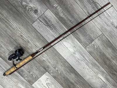 Vintage Garcia 2460 6 1/2' 2 Piece Rod + Garcia Mitchell 510 Spinning Reel Combo - Image 1 of 4