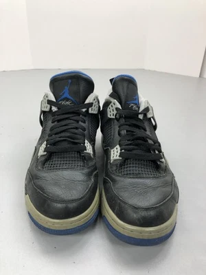 Nike Air Jordan 4 Zapatos Retro Para Hombre Talla 12 Negro Motorsport Alternate 308497-006 Foto 1 de 4