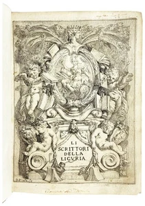 Raffaele Soprani, Domenico Piola [illus] / Li Scrittori della Liguria / 1st 1667 - Imagen 1 de 3