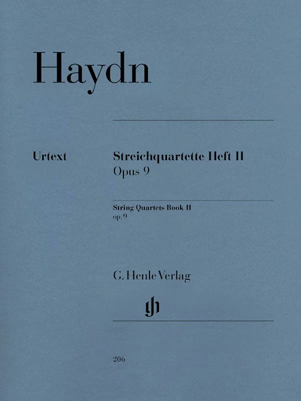 Haydn String Quartets Vol II Op 9 Henle Urtext Violin Viola Sheet Music Book - Image 1 of 1