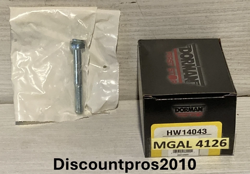 Pinza de freno de disco delantera/trasera Dorman HW14043 perno Toyota Isuzu 1982-2005 Foto 1 de 1