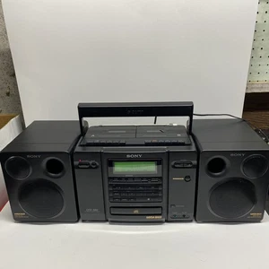 Sony CFD-580 CD-Radio Kassetten-Corder Ghettoblaster - nur Radio - Beschreibung lesen - Bild 1 von 9