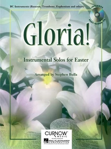 Gloria! Bassoon or Trombone Solo for Easter Christian Sheet Music Curnow Book CD - Picture 1 of 1