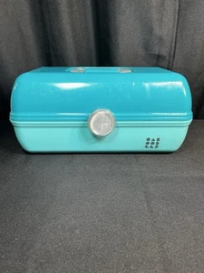 Caboodles Schminkkoffer türkis/mint Meer Schaum Organizer Spiegel 5626 für unterwegs Mädchen - Bild 1 von 17