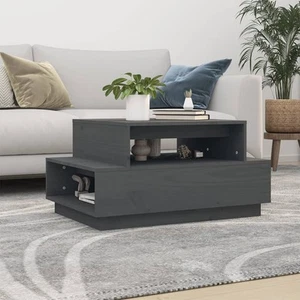 Mesa de Centro Mesita Auxiliar de Sofá de Salón Madera Maciza de Pino vidaXL - Imagen 1 de 45
