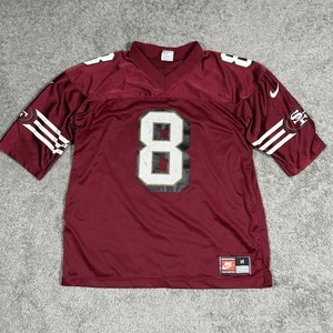 Vintage San Francisco 49ers Jersey Mens M Nike TEAM Steve Young 08 Made In USA - Picture 1 of 7