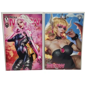 Miss Meow #6 Ariel Diaz Variant And #7 Trade Shikari Bowsette Variant Merc NM - Picture 1 of 7