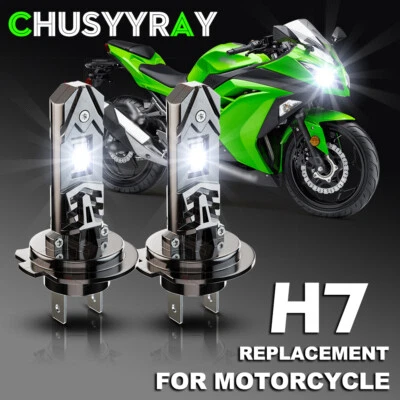 For Honda Silver Wing 600 2002-2013 FSC600 2PCS H7 LED Headlight Bulbs 6000K - Изображение 1 из 4