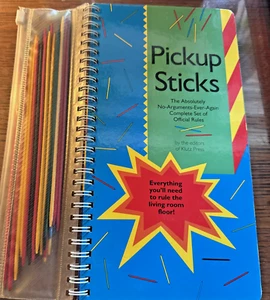 Pick-Up Sticks Classic Game with Book Klutz Press - Picture 1 of 2