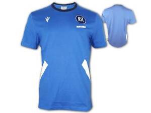 KSC T-Shirt blau Macron Karlsruher SC Travel Tee Fan Shirt Jersey M L XL XXL 3XL