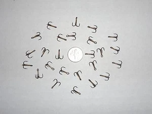 25PCS VMC 9650 1X BRONZE TREBLE HOOKS - SIZE 14 - 9650 FISHING HOOK - Picture 1 of 4