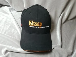 Kitsap Tractor &Equipment Ball Cap Hat Kubota Takeuchi Logos Silverdale WA - Picture 1 of 7