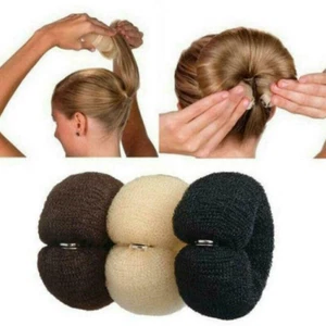Foam Sponge Hair Styling Donuts Hair Ring Bun Maker Twist French Tools ~ - Picture 1 of 14