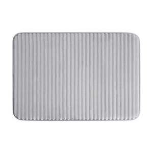 Mainstays Silver Performance Foam 20"x 32" Bath Rug Polyester, Recycled Foam - Picture 1 of 9