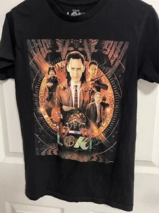 Camiseta Marvel Loki Negra Talla Pequeña Loki TV Show Miss Minutes Cómic Usada en Excelente Condición - Imagen 1 de 1