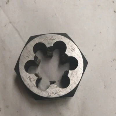 Vintage Greenfield Tap & Die - 3/4"  Hex Die - 1-1/2" Diameter - Used - Image 1 of 2