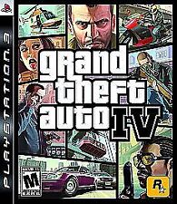 Grand Theft Auto IV (PlayStation 3, 2008) GTA 4 PS3 Disc Only