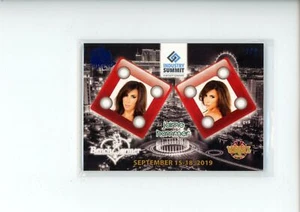 2019 Benchwarmer Vegas Baby Jaime Hammer Industry Summit Blue Snake Eyes 1/2 - Picture 1 of 2