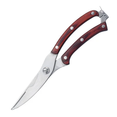 Sale: Dr. Richter poultry scissors handles wood chicken scissors meat scissors - Image 1 of 2