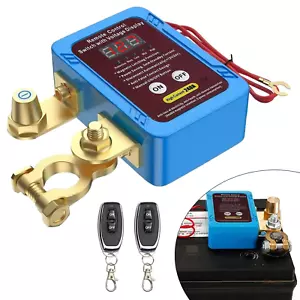 Stacca Batteria 12V per Auto Con 2Telecomandi 12V 240A Remoto Antifurto Auto - Foto 1 di 7
