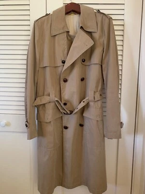 DOLCE & GABBANA Мужская траншея sz 54 дождя пальто новый W/O ярлыки - Изображение 1 из 4