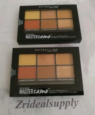 KIT CORRECTOR COLOR MAYBELLINE MASTER CAMUFLAJE 300 PROFUNDO PACK DE 2 Foto 1 de 2