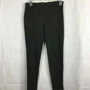 MNG Mango Ming Pants Womens Sz S Charcoal Gray Cotton Stretch Knit Skinny Slim - Picture 1 of 9