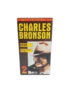 Charles Bronson Chino and Someone Behind The Door VHS 2 Movies Rare NEW Sealed - Picture 1 of 5