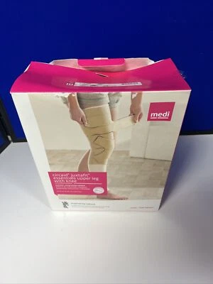 Medi Circaid JuxtaFit Essentials Upper Leg W/Knee Left-XX SMALL 35CM CJF510L0 - Image 1 of 4